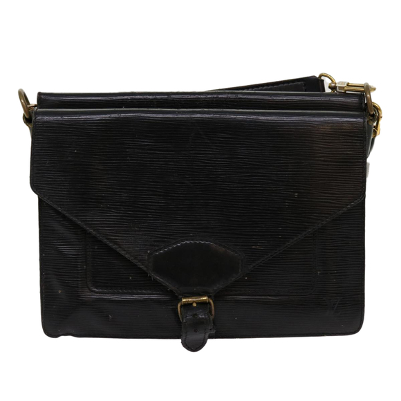 LOUIS VUITTON Epi Biface Clutch Bag Black M52322 LV Auth am5968 - Picture 2 of 16